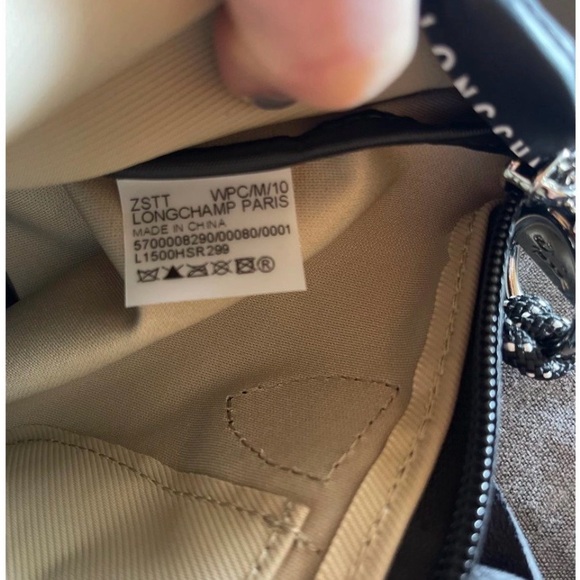 Longchamp Mini Bag in Black and Tan - Picture 7 of 8